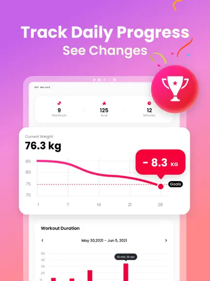 JustFit App Tracking