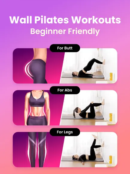 JustFit App Wall Pilates