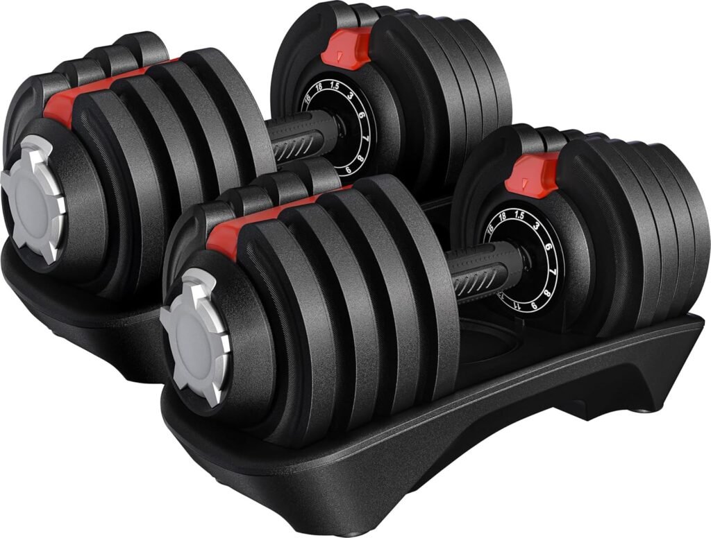 Adjustable dumbbells